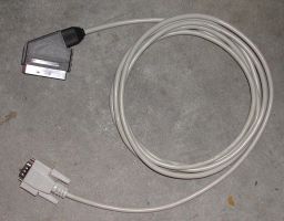DE9 -> SCART cable