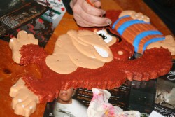 CLICK for cast painting example!